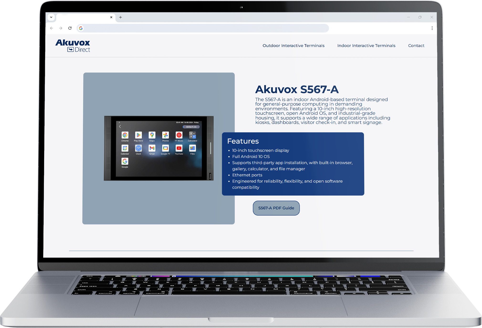 Simple-MacBook-Mockup-Akuvox-Direct-Indoor-UI-UX-Product-Card